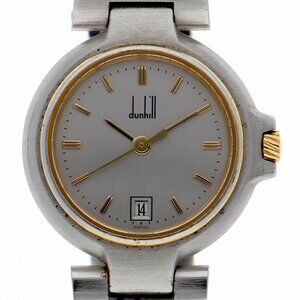 Dunhill Millennium Silver Gold Plated/SS QZ
